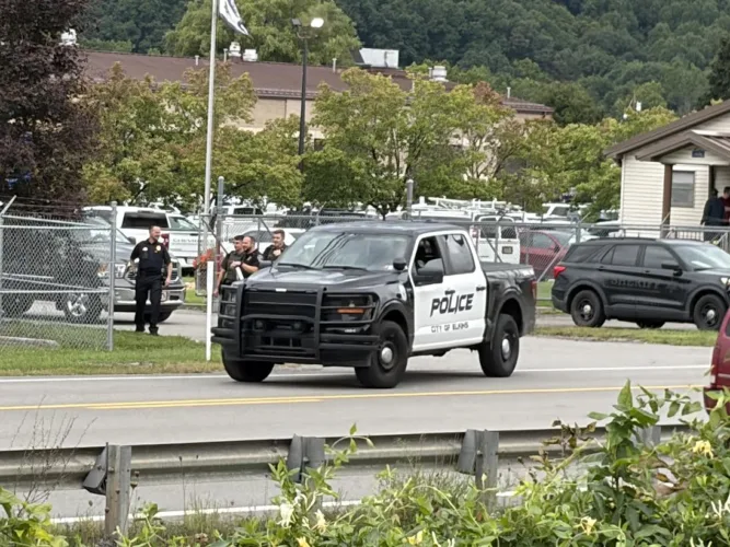 Police respond to report of man with gun
